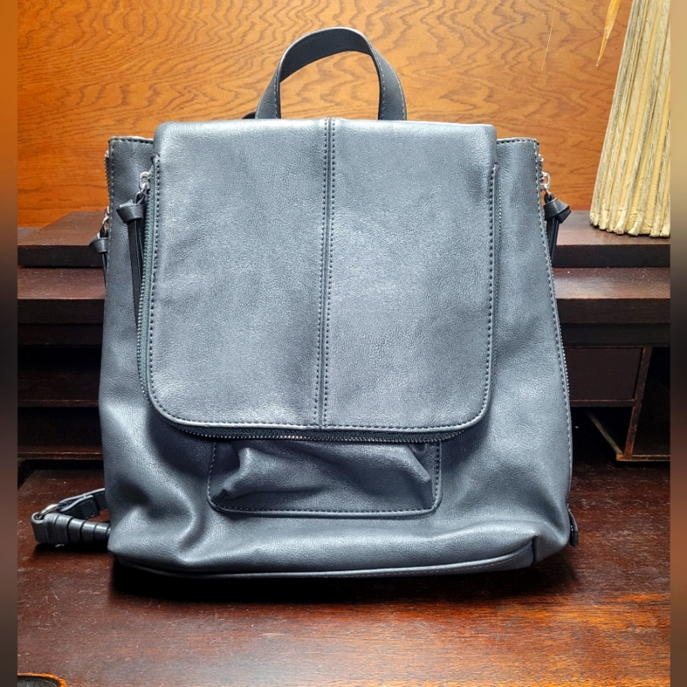 Stylish Grey Backpack/Purse